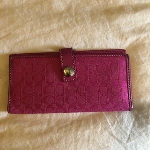 Coach Checkbook Holder